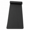 Tapis de yoga extra long en TPE noir 200x66 cm épaisseur 6 mm