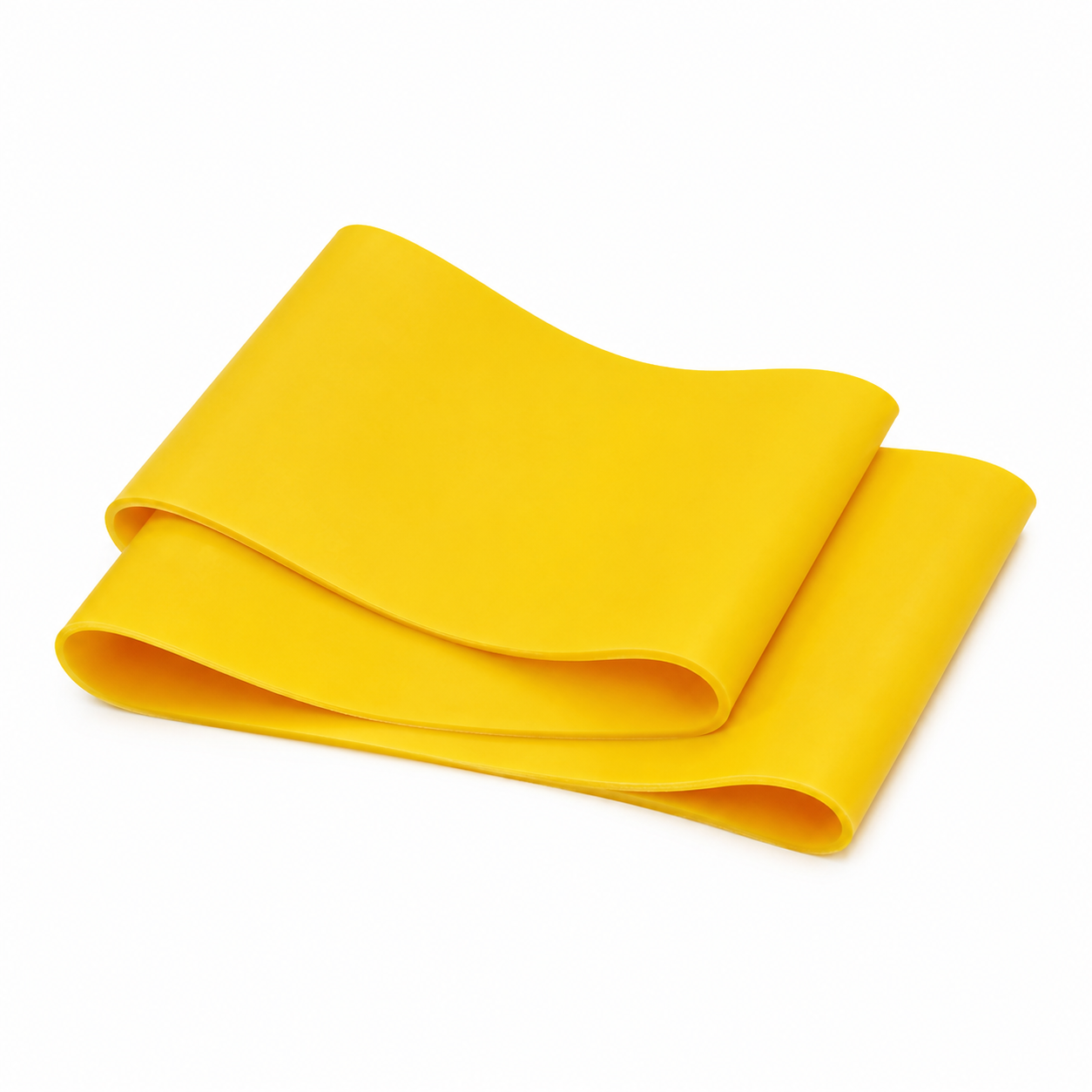 Bande de résistance plate en latex jaune 5 kg 150x15 cm