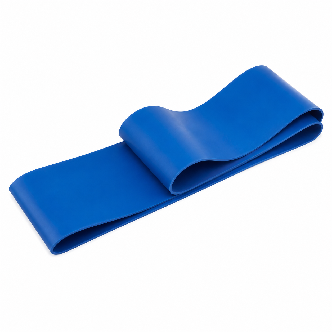 Bande de résistance plate en latex bleu 10 kg 150x15 cm