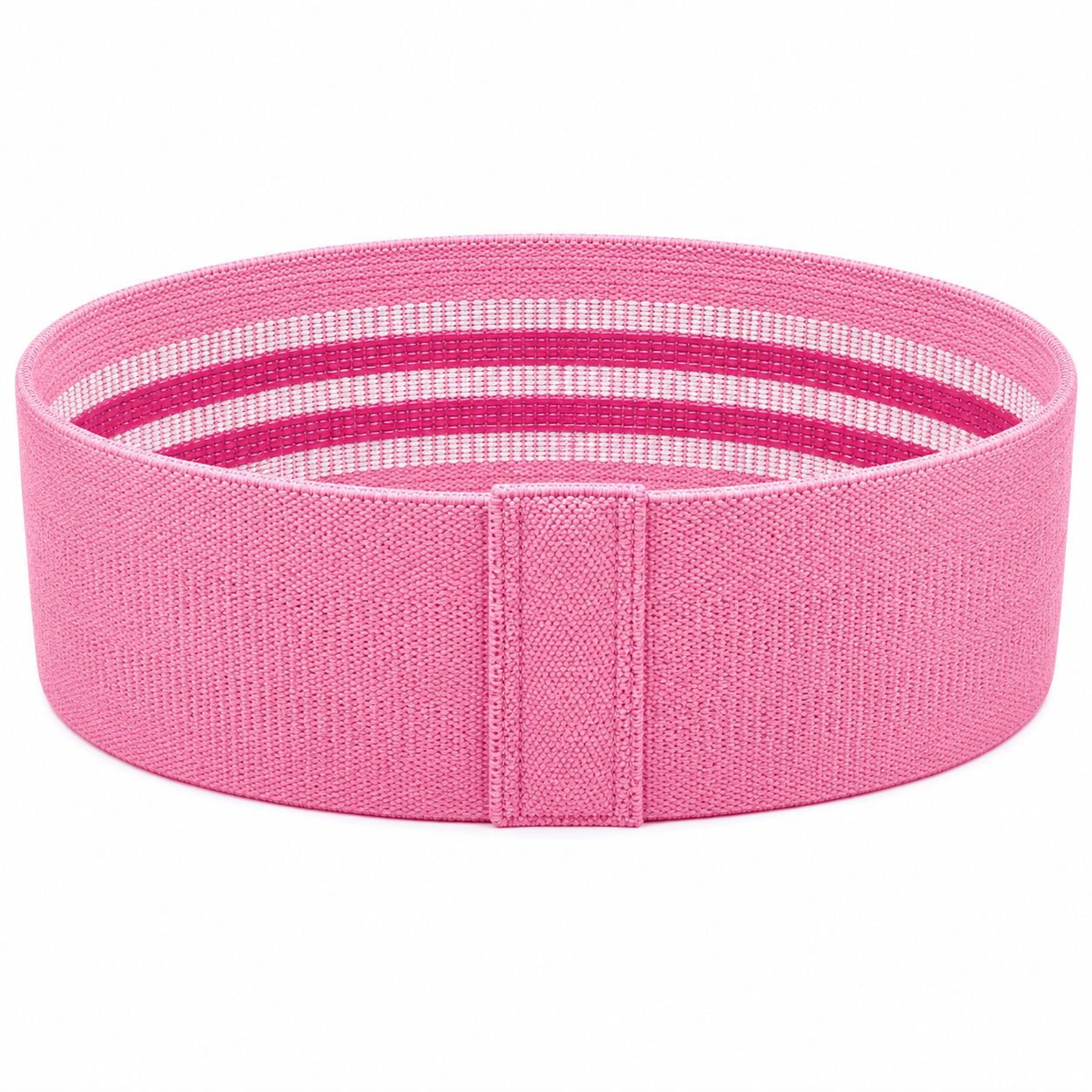 Bande fessiers en tissu rose 15 kg 76x8 cm avec intérieur antiglisse