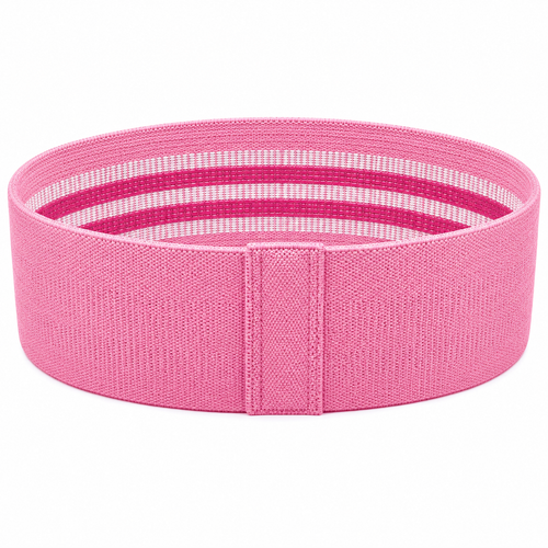 Bande fessiers en tissu rose 15 kg 76x8 cm avec intérieur antiglisse