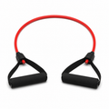 Tube de résistance rouge 10 kg avec poignées mousse longueur 120 cm