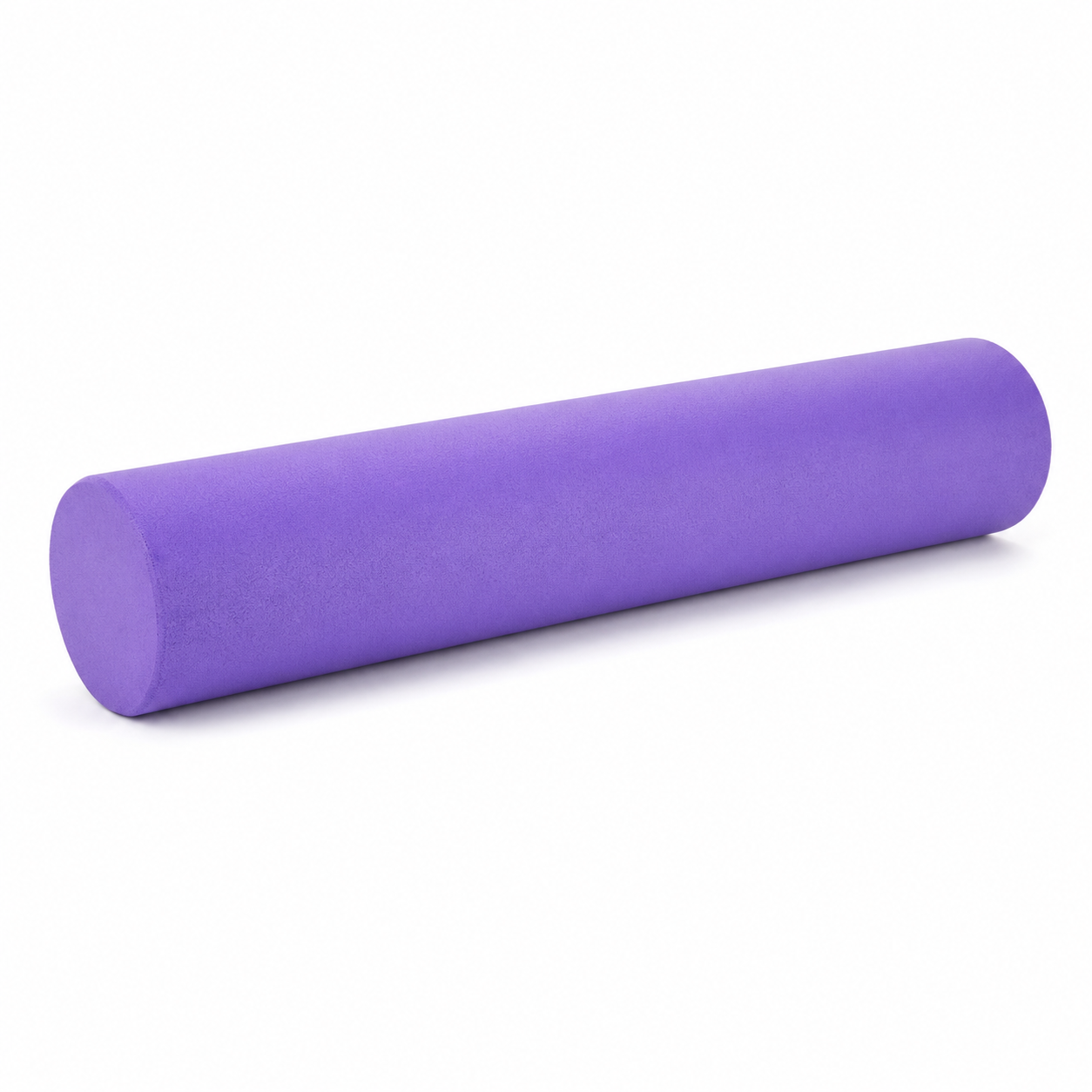 Rouleau de Pilates souple violet 90x15 cm surface lisse