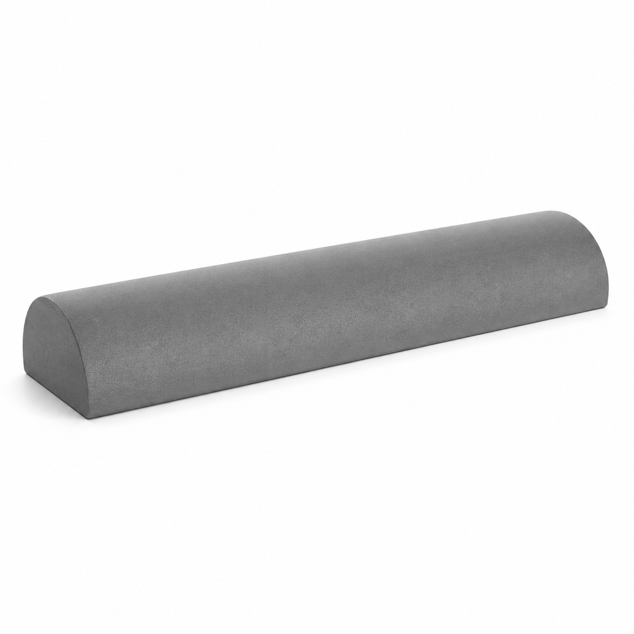 Demi-rouleau de Pilates en EVA gris 90x15x7,5 cm